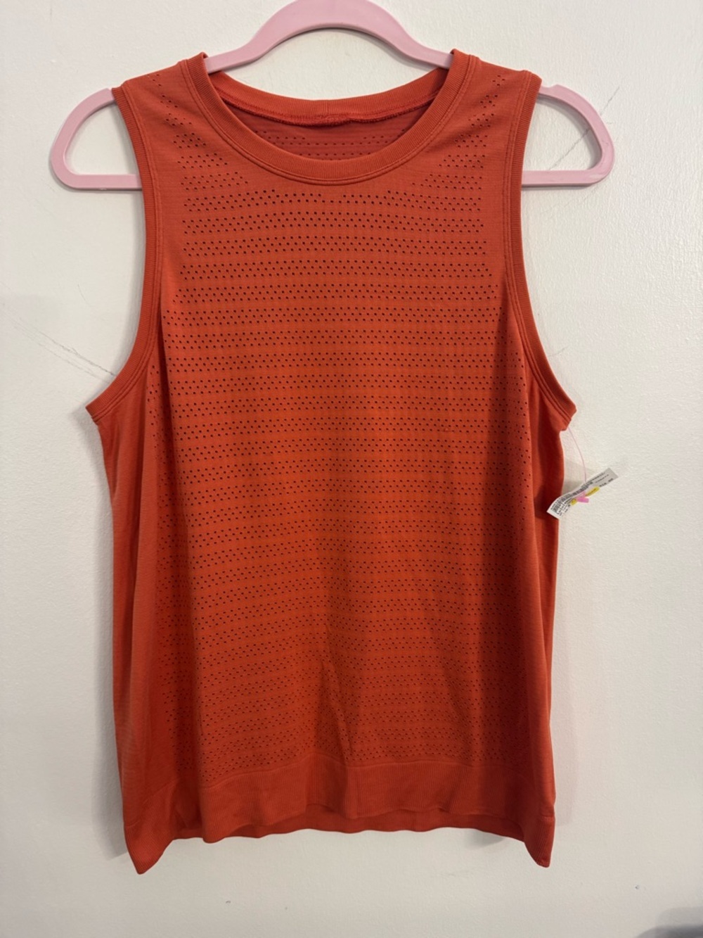 Lululemon Women’s Sleeveless Perforated Tank Top - Rust